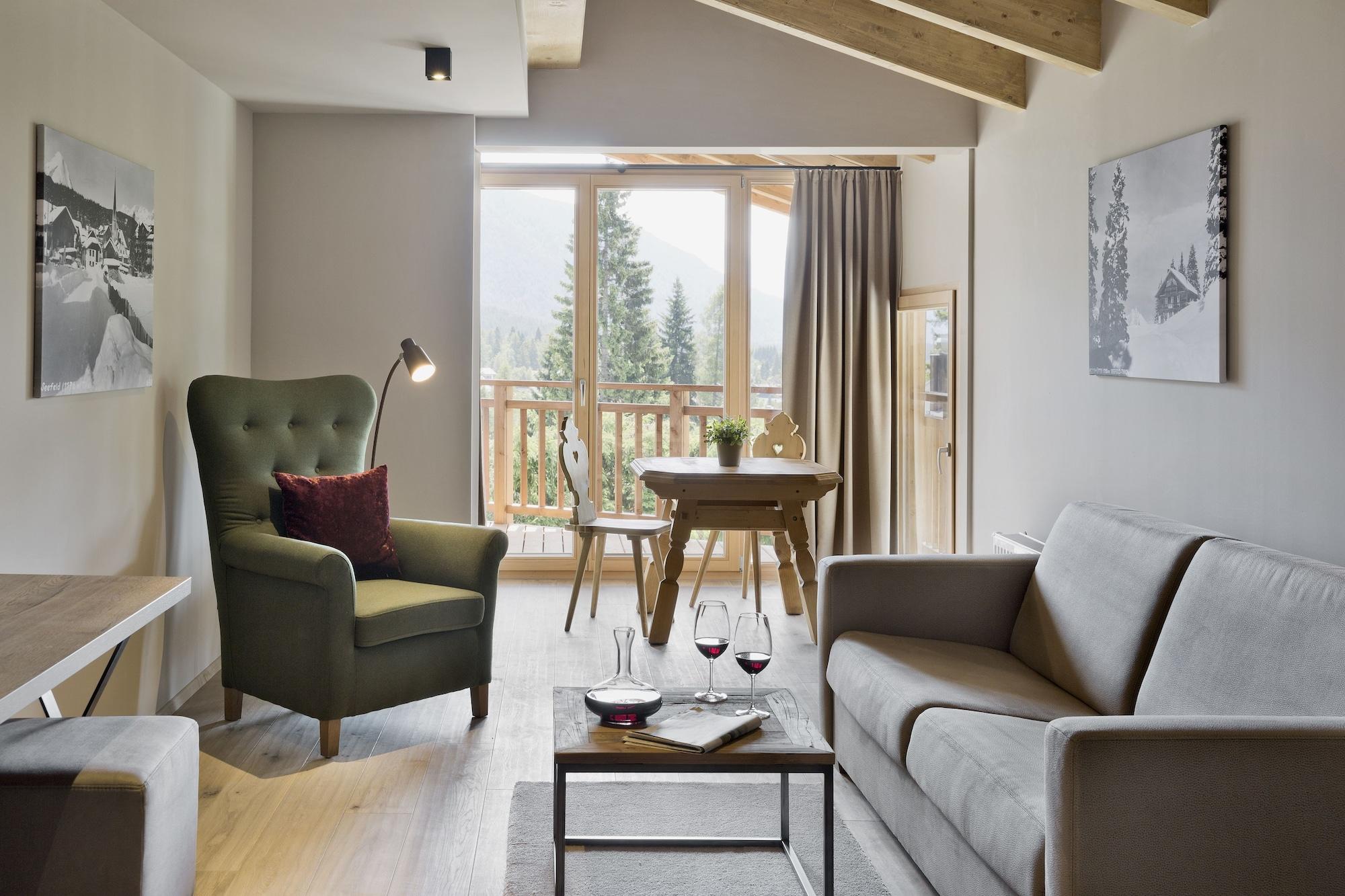 Natur & Spa Hotel Laerchenhof 蒂罗尔-泽费尔德 外观 照片