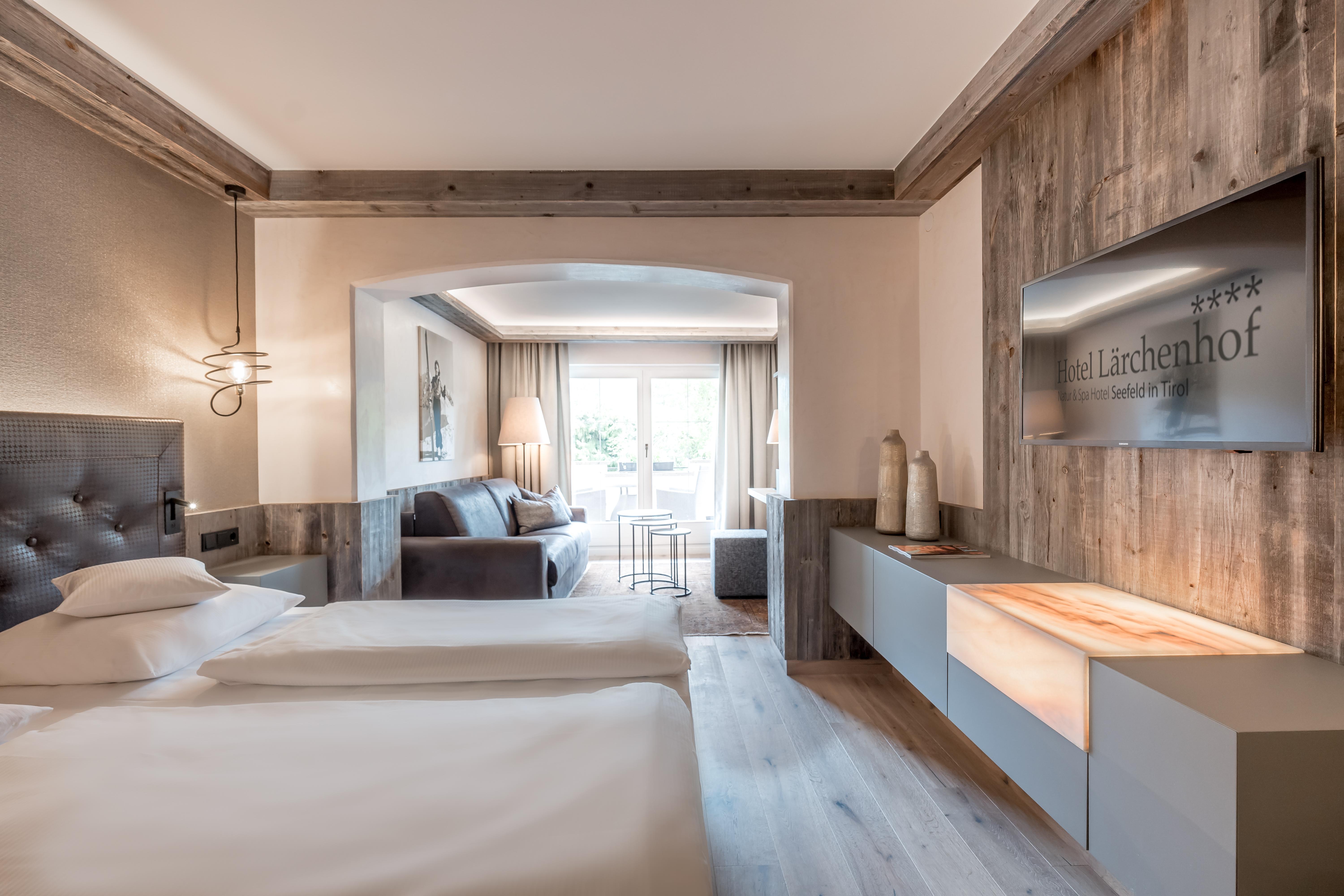 Natur & Spa Hotel Laerchenhof 蒂罗尔-泽费尔德 外观 照片